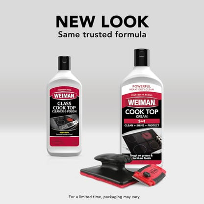 Weiman Glass & Ceramic Cooktop, Stove Top & Oven Cleaner Kit