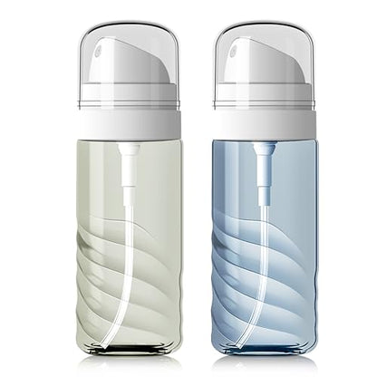Yolaist 2 Pack 2oz/60ml Small Spray Bottle, Fine Mist TSA Travel Size Toiletries Sprayer – Refillable & Leak Proof Mini Empty Mister for Hair, Face Toner, Cleaning, Plants - size: 60 milliliters