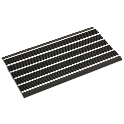 Ecomills Alumat Aluminum Doormat, 17.3" x 29.5", Black - size: 1'5" x 2'6" (Rectangular)