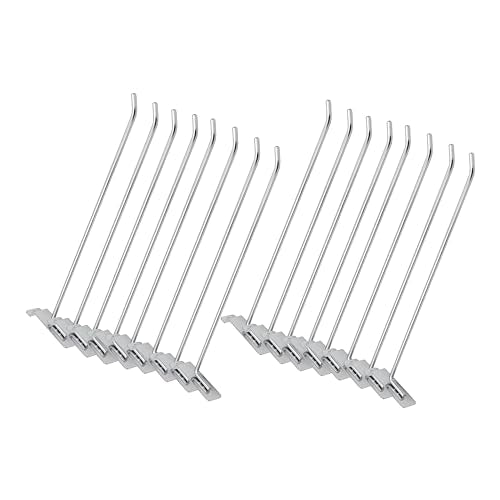 SSWBasics 12" Slatwall Hooks - Chrome - Pack of 50