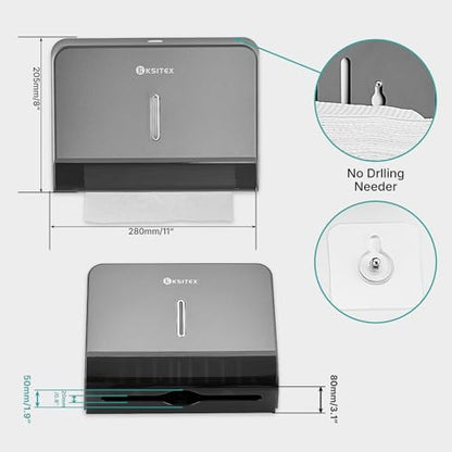 Paper Towel Dispenser Holder Wall Mount - color: Ks-5853-g