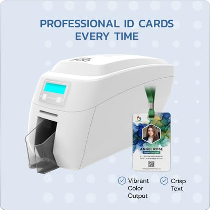 Magicard 300 Printer MC300YMCKO Color Ribbon - YMCKO - 300 Prints with Bodno Premium CR80 30 Mil Graphic Quality PVC Cards - Qty 300 - color: Ymcko, size: 1 Pack with Cards