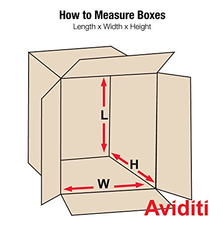 Aviditi HD181812 Heavy-Duty Single Wall Corrugated Cardboard Box, 18" L x 18" W x 12" H, Kraft, for Shipping, Packing and Moving (Pack of 25) - style: Heavy-Duty