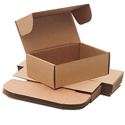 10 Pack Small Shipping Boxes for Packaging & Shipping 9x6x2'' (inner size) - size: 9 x 6 x 2 inches 10 pack