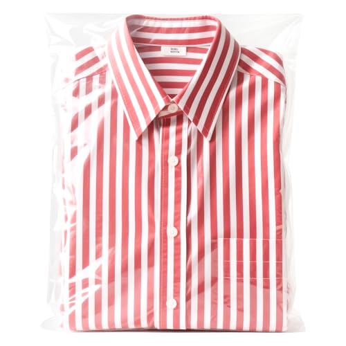 75 Pcs Clear Cellophane Bags, 12 x 16 Inch Self Sealing Shirt Bags - size: 12in x 16in-75pcs