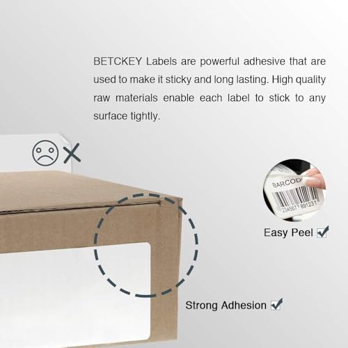 BETCKEY Replace for DYMO 30256 (2-5/16" x 4") Large Shipping Label[10 Roll] - color: 10 Rolls (3000 Labels)
