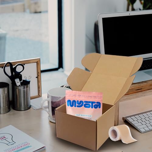 6x5x4 inch Shipping Boxes Pack of 25, Brown Corrugated Cardboard Mailer Box - size: 6x5x4 -25 Pack