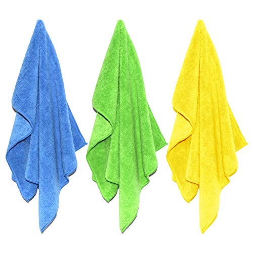 POLYTE 300 GSM Multipurpose Microfiber Cleaning Towel, 16x24 in, 18 Pack