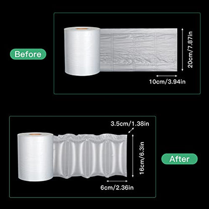 985ft Air Pillow Cushion Film Roll for Bubble Wrap,Packaging 3000pcs