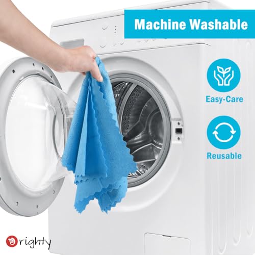 Orighty Microfiber Cleaning Cloth Bulk, 100 Pack, 11.5x11.5 inch, Blue - color: Blue, size: 100 Pack