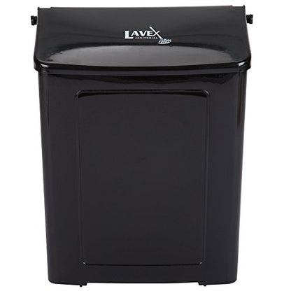 Black Plastic Wall-Mount Sanitary Napkin Receptacle (IMP 1103) By TableTop King