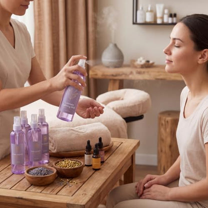 Eccliy 32 Pcs 8 oz Spray Bottles Fine Mist, Purple, Clear - color: Purple, style: Clear