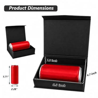 Magnetic Closure Gift Boxes, 6‑Pack Black Small Magnetic Gift Box - color: Black, size: 1 Count (Pack of 6)