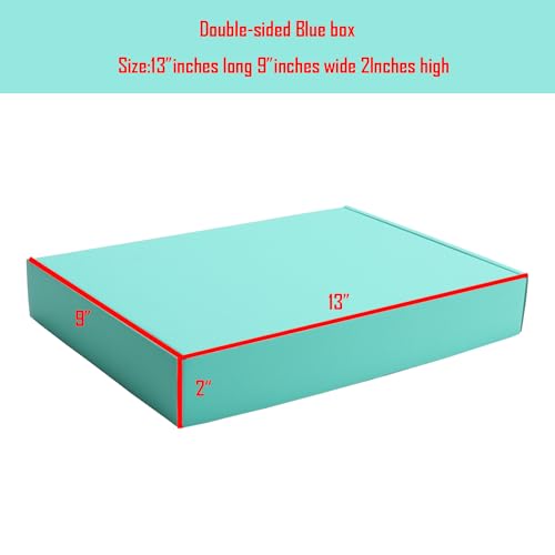 LightGreen Shipping Packaging Box Mailer E-Commerce Packing 20Pcs13×9×2Inch - color: Light Green