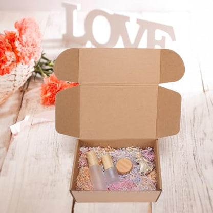 PHAREGE 6 Pack 9x6x4 inch Cardboard Shipping Boxes, Brown Gift Boxes - color: Brown, size: 9x6x4 inch 6 Pack