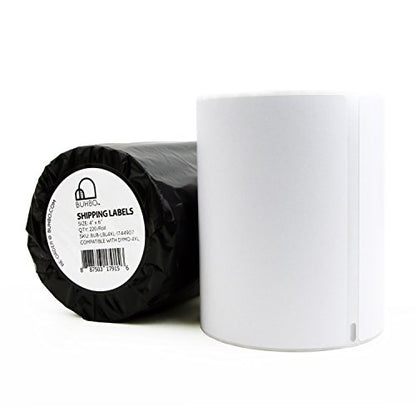 Buhbo Compatible DYMO LabelWriter 4XL Shipping Label 1744907, 4 x 6 inch - size: 1 Roll