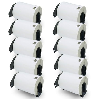 BETCKEY - Compatible Shipping Labels Replacement for Brother DK-1247 (4.07 in x 6.4 in), Use with Brother QL Label Printers [10 Rolls/1800 Labels] - color: Dk-1247 4.07" X 6.4" Fit Ql-1110nwb