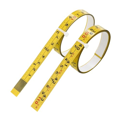 2-Pack Steel Self-Adhesive Measuring Tape, 110cm or 43-Inch - size: 43 in