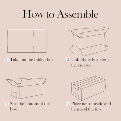 Edenseelake 50 Pack 7x5x4 inches Shipping Boxes Corrugated Cardboard Boxes for Packing, Moving, Mailing, Brown - size: 7x5x4 inch, style: 50 packs