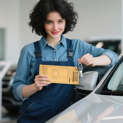 100 Pack Heavyweight Key Transfer Envelopes – Secure Adhesive Mailers for Auto Services (4.125"x9.5")