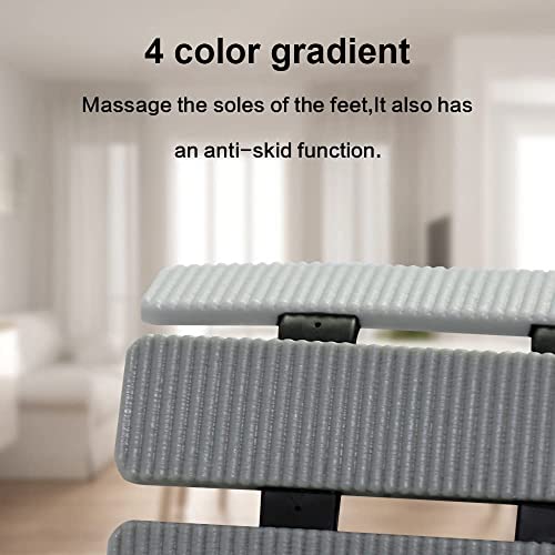 BEMISO Shower Mat Non Slip Bathtub Mat 27.5 x 15.7 Inch Bath Mat for Tub - color: Gradient Grey, size: 27.5 x 15.7 inches