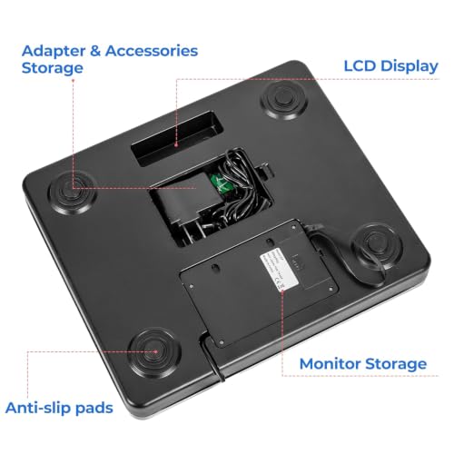 Shipping Scale, 400lb/50g Digital Postal Scale, Weight Scale for Packages/Luggage/Postage/Mail/Small Business/Warehouse, Battery & Adapter Included