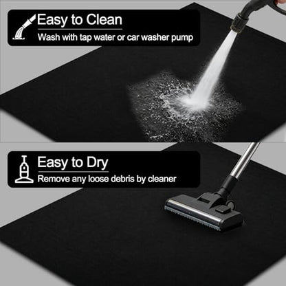 2 Pack 29”x36” Premium Oil Spill Mat for Under Car