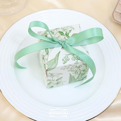 Sage Green Satin Ribbon, 1/2 Inch x 50 Yards - color: Sage, size: 1/2 Inch (13mm)