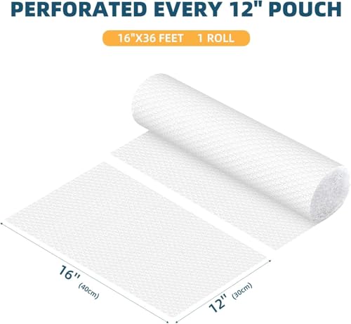 Metronic Bubble Cushioning Wrap 16 Inch x 36 FT 1 Pack
