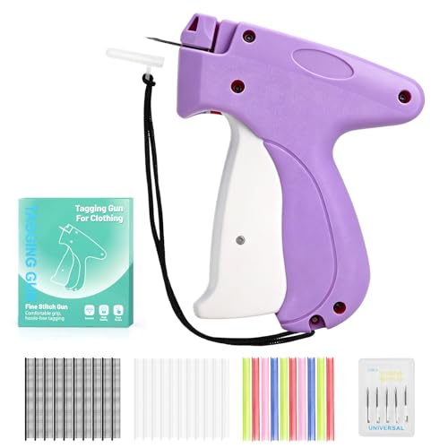 Stitch Gun for Clothes, Handheld Quick Clothing Fixer - color: Purple
