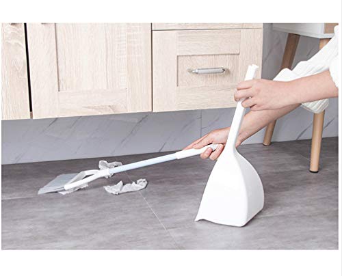 Mini Broom and Dustpan, Home Kitchen Sweeping for Kids(White+Gray) - color: White+gray