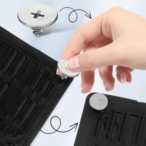 PRETYZOOM 2-Pack Car Floor Mat Carpet Heel Pad Foot Pedal