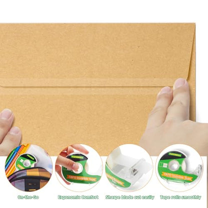 Invisible Clear Tape Bulk Rolls,36 Packs Gift Wrapping Tape with Dispenser - size: Invisible Tape,36 Pack