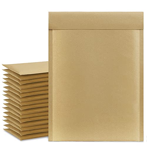 UCGOU Natural Kraft Bubble Mailers 6x10" 100 Pack Usable Size 6x9" Brown #0 - size: 6x10" 100PC