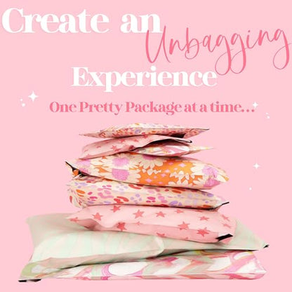 Pretty Package Store Poly Mailer 6x9, Pink Seeing Stars, 100 Pack - color: Seeing Stars, size: 6x9