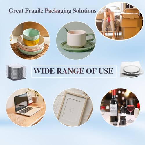 50pcs Packing Supplies for Moving, 15.7x15.7Inch Moving Supplies Cushioning Packaging Foam Pouches with 50 Fragile Stickers, Packing Materials for Moving, Packaging, Storage - size: 50 pack (15.7 × 15.7 inches)