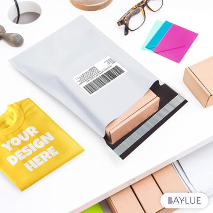 Poly Mailers 9x12, Self Seal Shipping & Mailing Bags, 1000 Pack Bulk - color: White, size: 9"x12" / 1000 Pack
