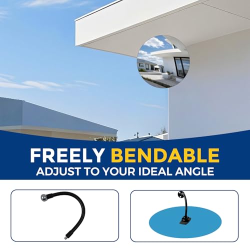 11.7in acrylic convex mirror 180° adjustable wide-angle indoor security mirror suitable for monitoring blind spots in parking lots Garage warehouses offices and traffic safety management - size: 11.7in