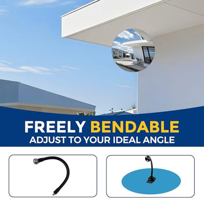 11.7in acrylic convex mirror 180° adjustable wide-angle indoor security mirror suitable for monitoring blind spots in parking lots Garage warehouses offices and traffic safety management - size: 11.7in