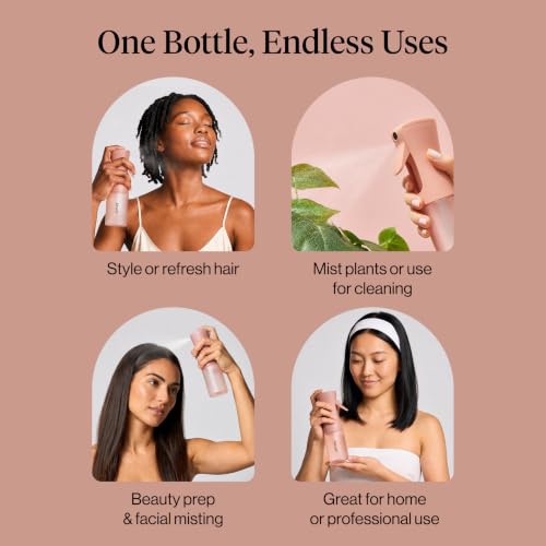 Kitsch Continuous Spray Bottle for Hair – Terracotta, 150ml - color: Terracotta