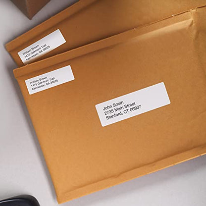 DYMO Authentic LW Return Address Labels DYMO Labels for LabelWriter Label Printers White 3/4" x 2" 1 Roll of 500 - size: 1 Roll, style: Return Address