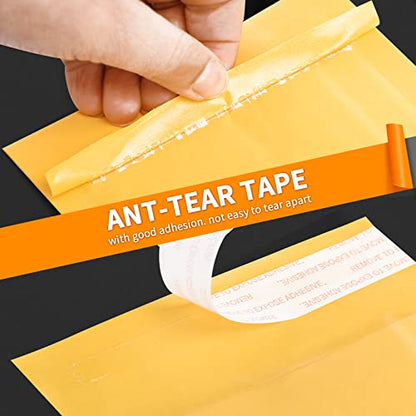 packbabol Kraft Bubble Mailers 8.5x11 Inch 50 Pcs,Small Self-Sealing Mail Shipping Bags,Yellow Padded Envelopes #2 - size: 8.5x11-50Pc