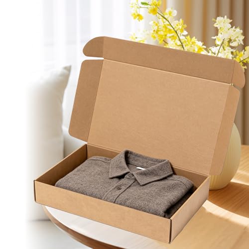 Wowxyz Shipping Boxes 17x11x3 Inches 20 Pack Corrugated Cardboard Brown Box - size: 17x11x3"