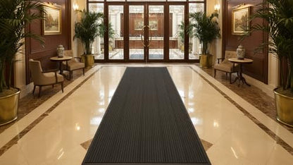 Indoor Outdoor Door Mat Muddy Dirt Resist Front Door Mat 3x6FT - size: 3' x 5'11" (Rectangular)