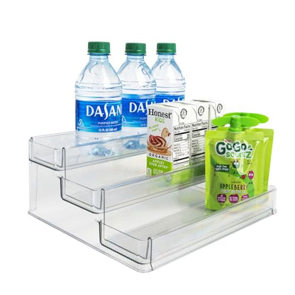 Dial Industries 3 Tier Expandable Kitchen Cabinet Shelf Organizer, Clear - size: Small