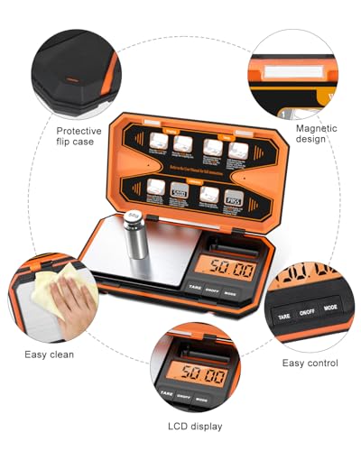 AMIR Digital Pocket Scale, 500g x 0.01g Gram Scale, LCD Display