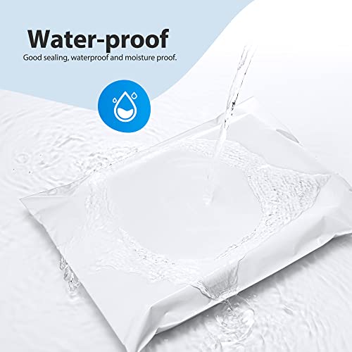 Fuxury Poly Mailers 10x13" 500pcs, Shipping Bags Bulk for Clothes,White - color: White, size: 10x13" 500pcs