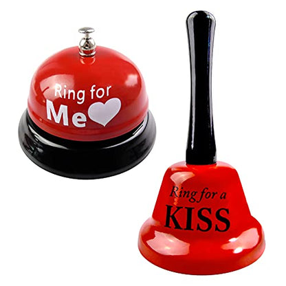 2 Packs Hand Bell Service Bell Ring Bells Desk Bells Handbells