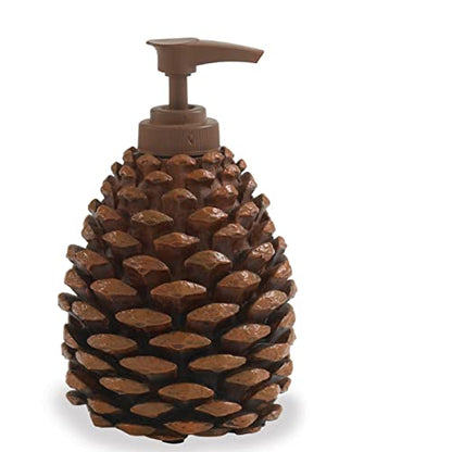 Park Designs Pine Bluff Pinecone Soap Dispenser - color: Pinecone Soap Dispenser