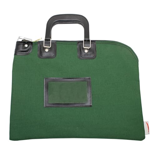 Lockable Fire Resistant Document Bag, Forest Green - color: Forest Green